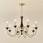 Orvella Classic Metal&Wood Chandelier