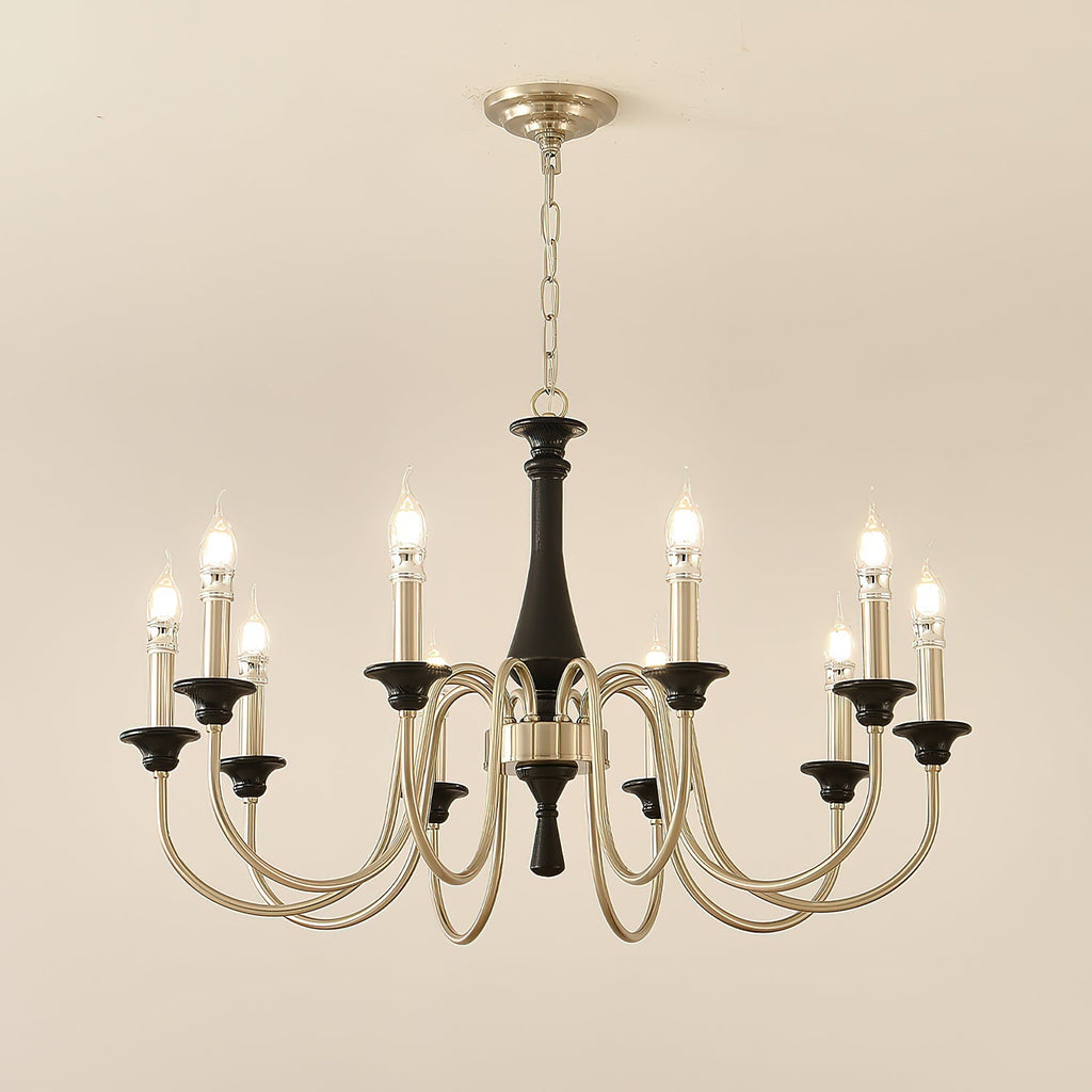 Orvella Classic Metal&Wood Chandelier