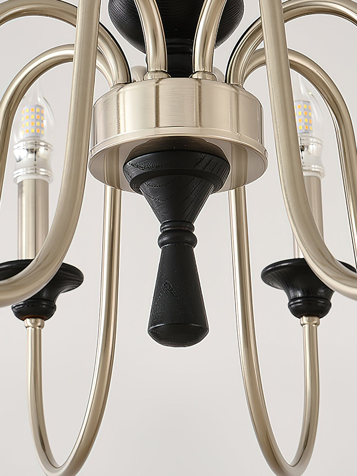 Orvella Classic Metal&Wood Chandelier