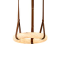 Culiris Modern Minimalist Brown Alabaster Chandelier