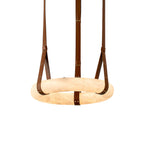 Culiris Modern Minimalist Brown Alabaster Chandelier