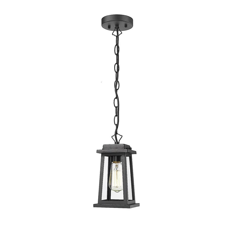 Erphaa Traditional Vintage Outdoor Lantern Pendant Lamp