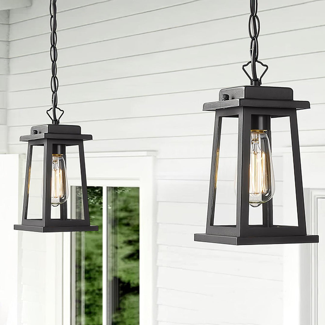 Erphaa Traditional Vintage Outdoor Lantern Pendant Lamp