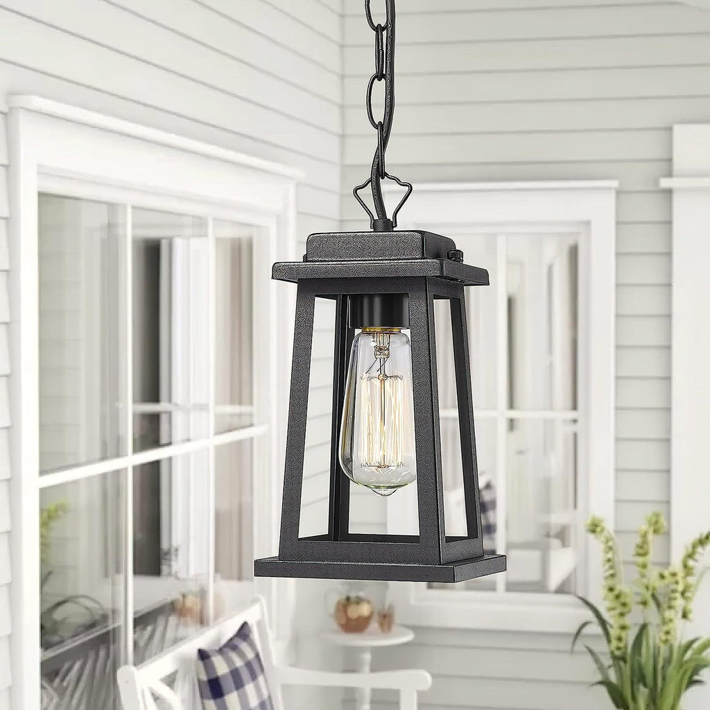 Erphaa Traditional Vintage Outdoor Lantern Pendant Lamp