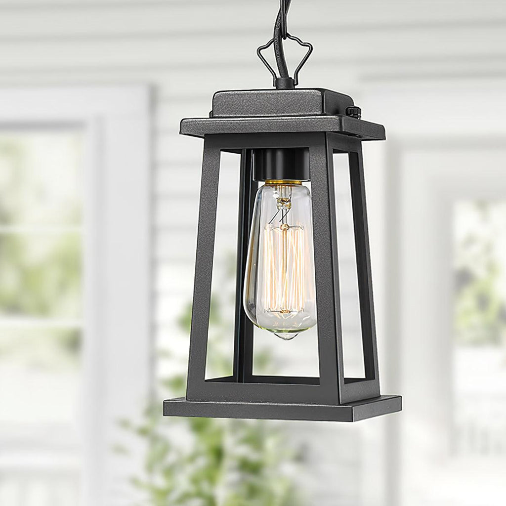 Erphaa Traditional Vintage Outdoor Lantern Pendant Lamp