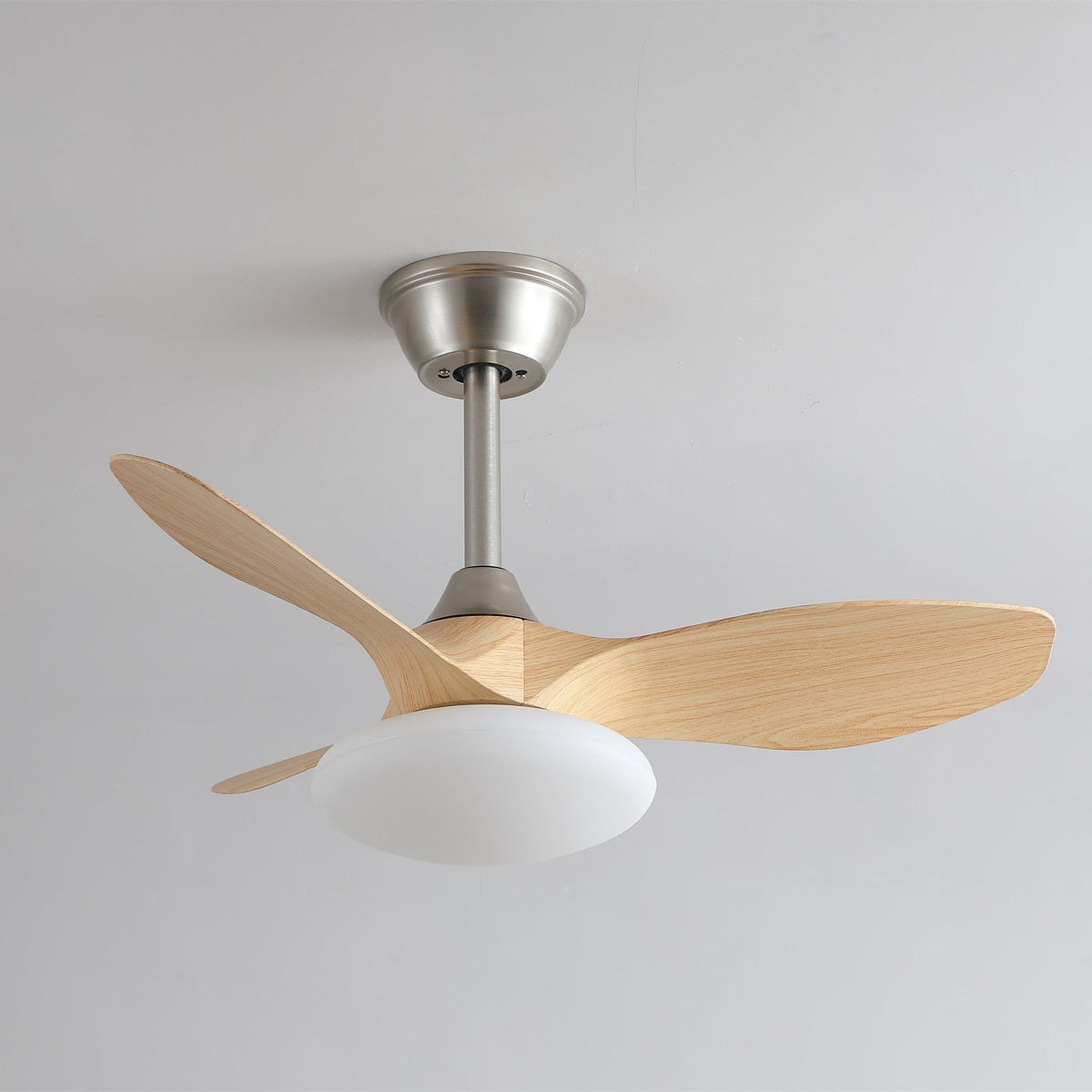 Zephira Minimalist Metal Ceiling Fan Light