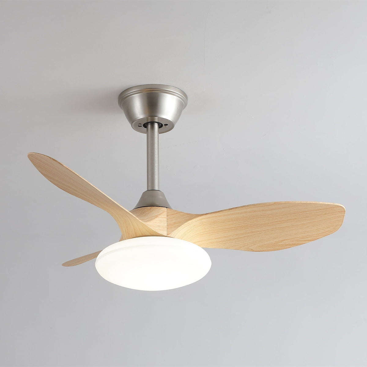 Zephira Minimalist Metal Ceiling Fan Light