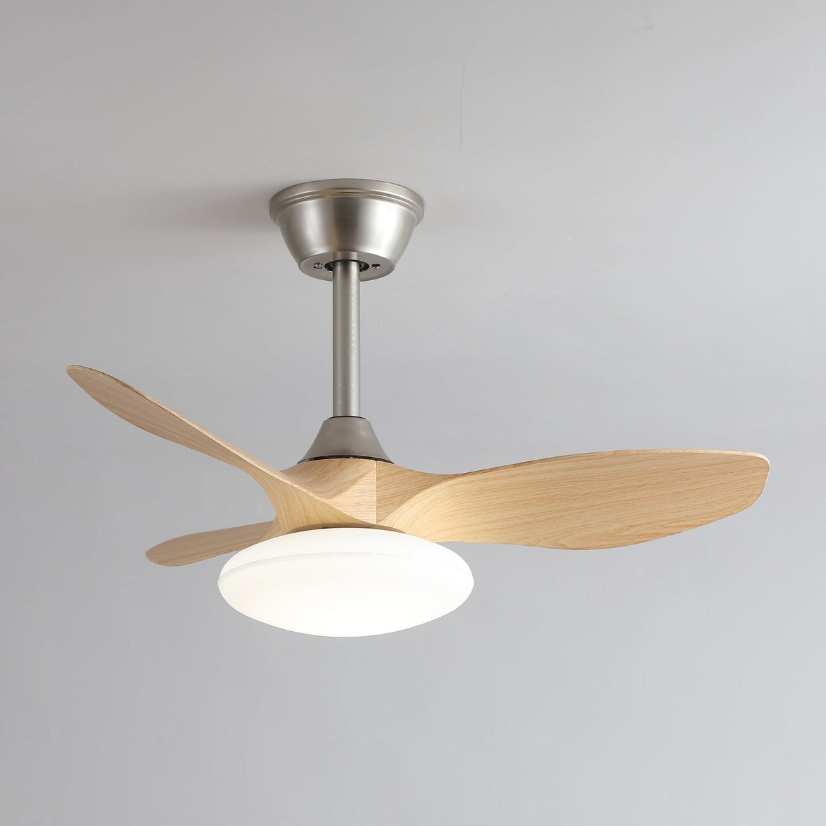 Zephira Minimalist Metal Ceiling Fan Light