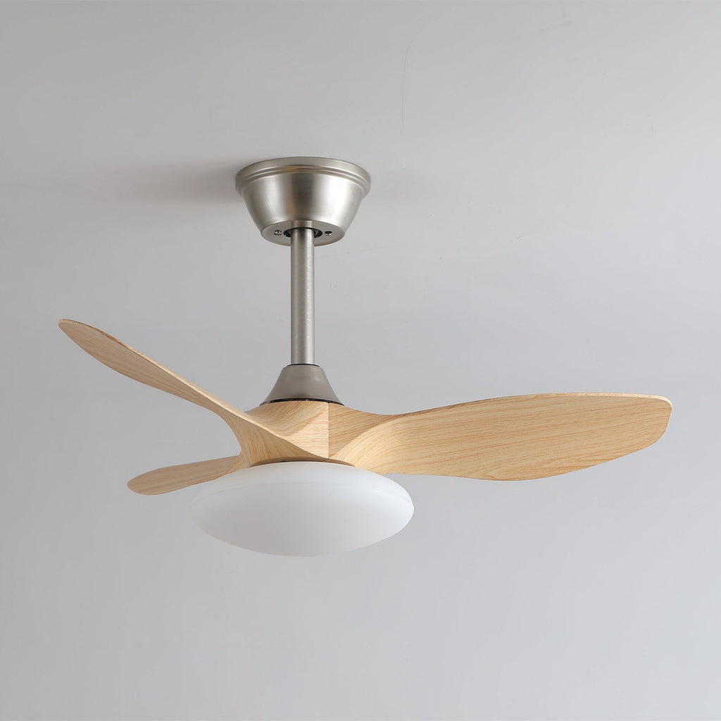 Zephira Minimalist Metal Ceiling Fan Light