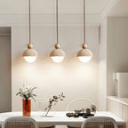 Aria Pendant Light Travertine Dome Glass - image 8