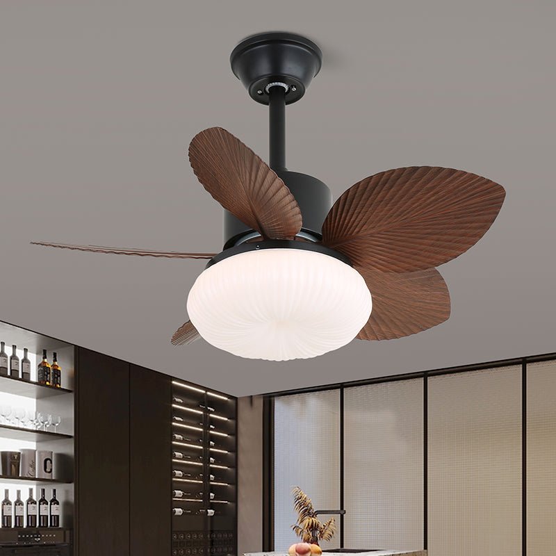 Liora Tropical Wood Ceiling Fan Light
