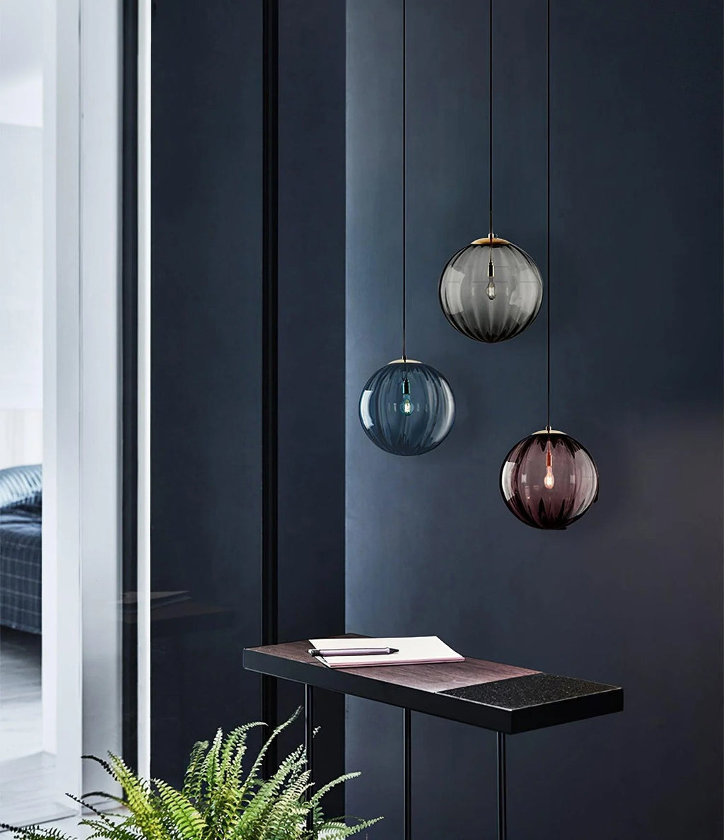 Halore Glass Vintage Pendant Light