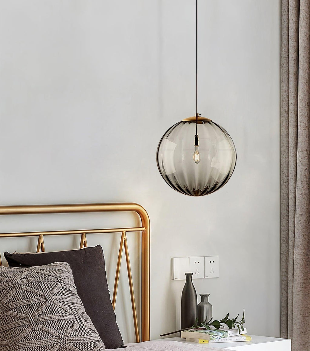 Halore Glass Vintage Pendant Light