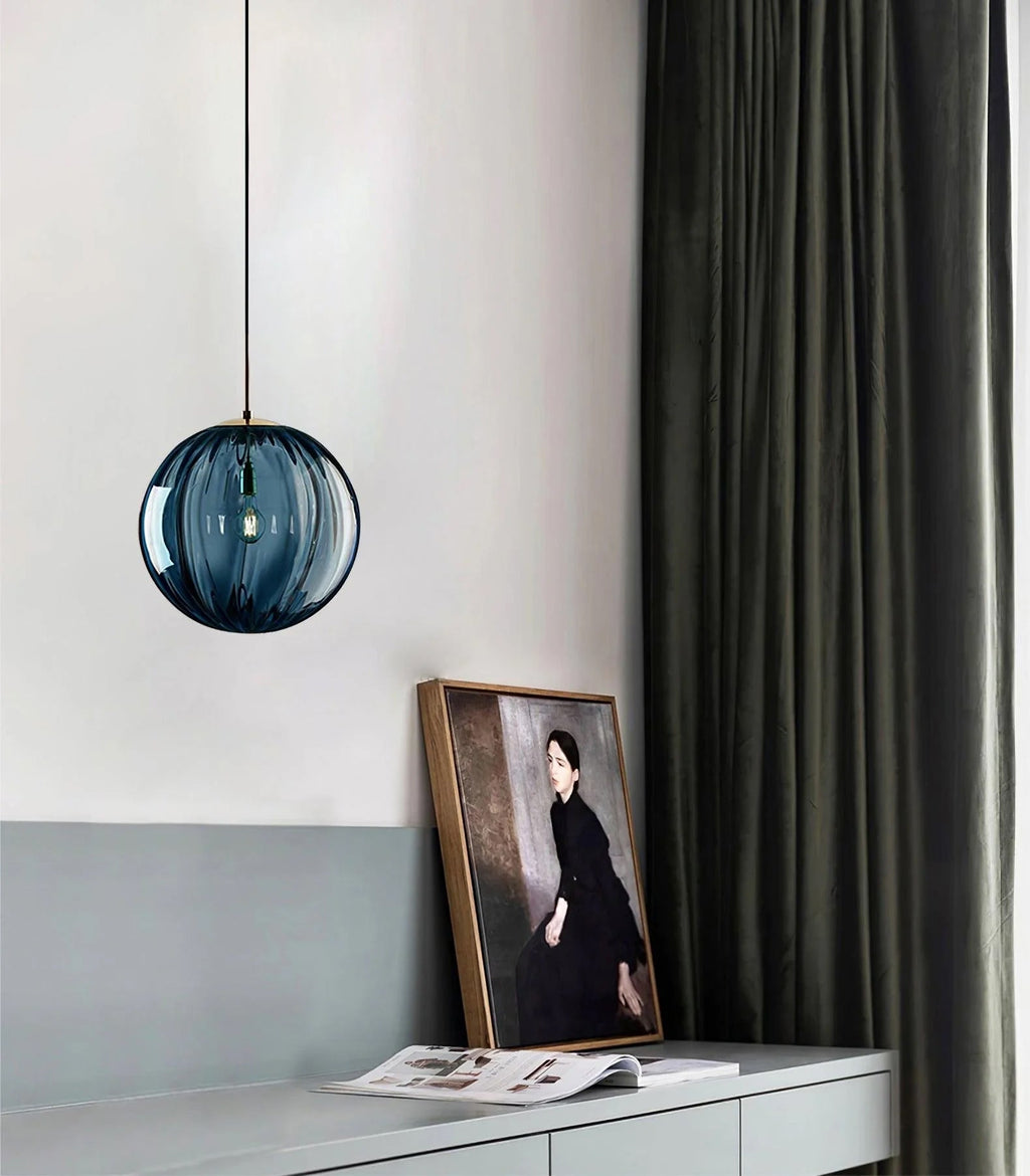 Halore Glass Vintage Pendant Light