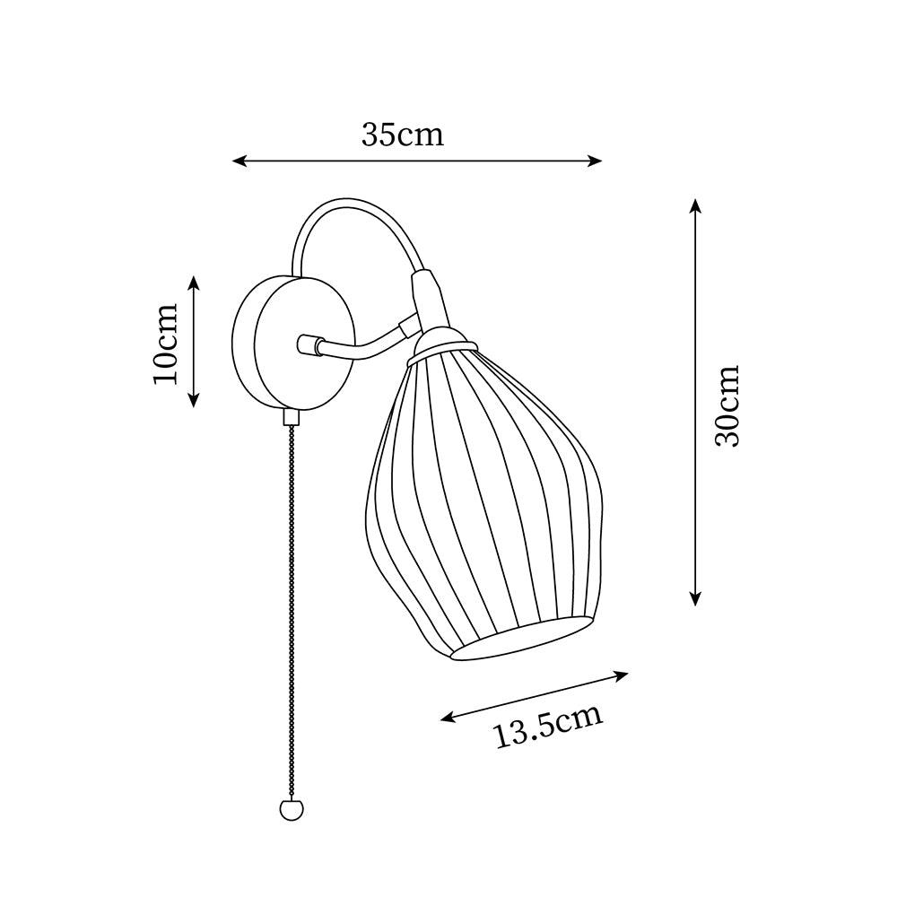 Amira Ceramic Wall Lamp
