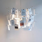 Lustra Chandelier Paper Customizable Creative