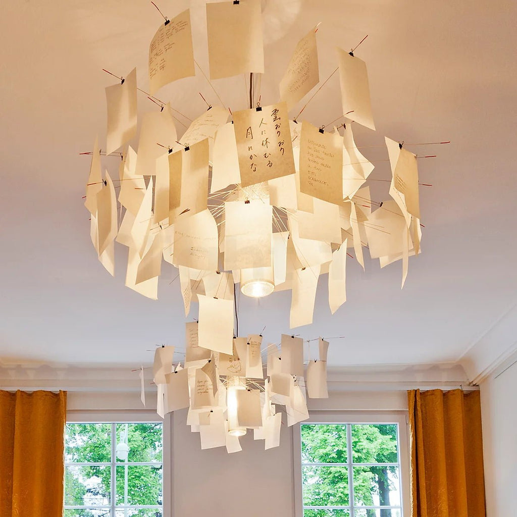 Lustra Chandelier Paper Customizable Creative