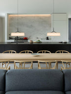 Ovynira Cylindrical Fabric Pendant Light