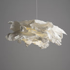 Paper Plug-In Pendant Lamp Pleated Origami Form