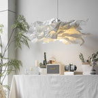 Paper Plug-In Pendant Lamp Pleated Origami Form