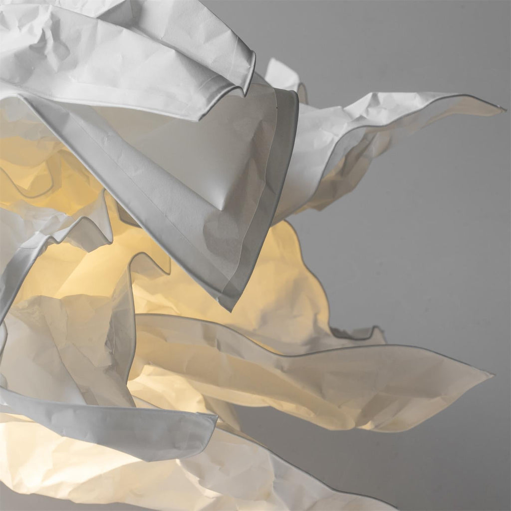 Paper Plug-In Pendant Lamp Pleated Origami Form