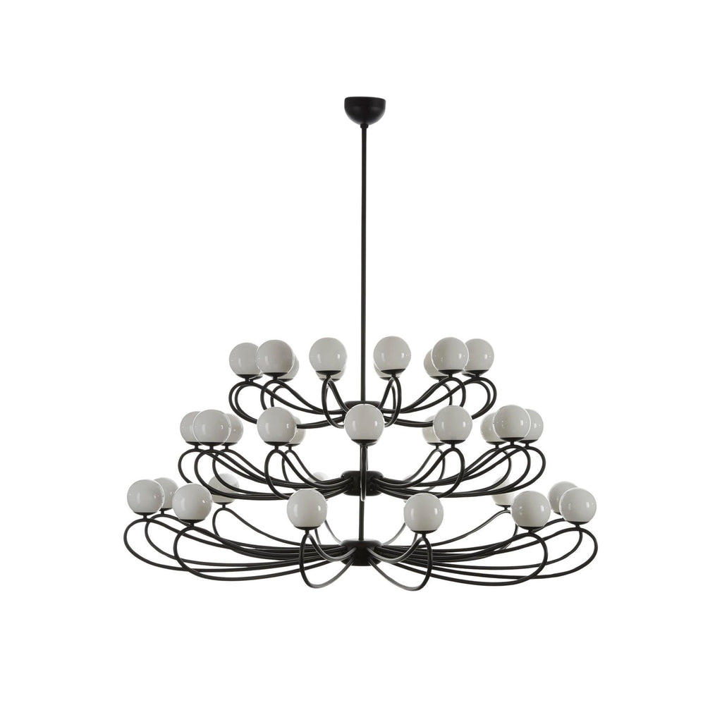 Aurlaeir Elegance Vintage Papillon Brass Glass Chandelier