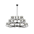 Aurlaeir Elegance Vintage Papillon Brass Glass Chandelier