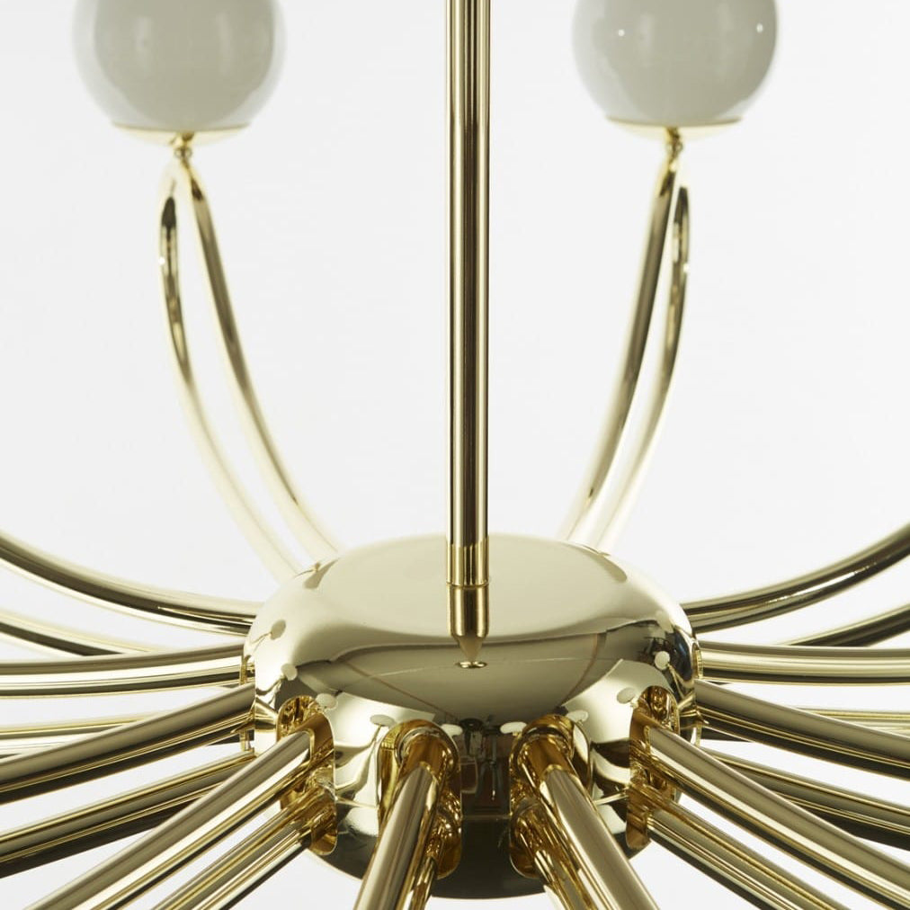 Aurlaeir Elegance Vintage Papillon Brass Glass Chandelier