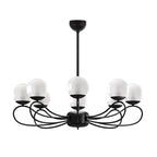 Aurlaeir Elegance Vintage Papillon Brass Glass Chandelier