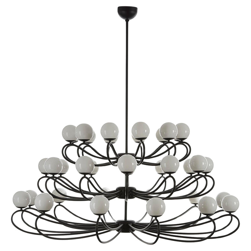 Aurlaeir Elegance Vintage Papillon Brass Glass Chandelier