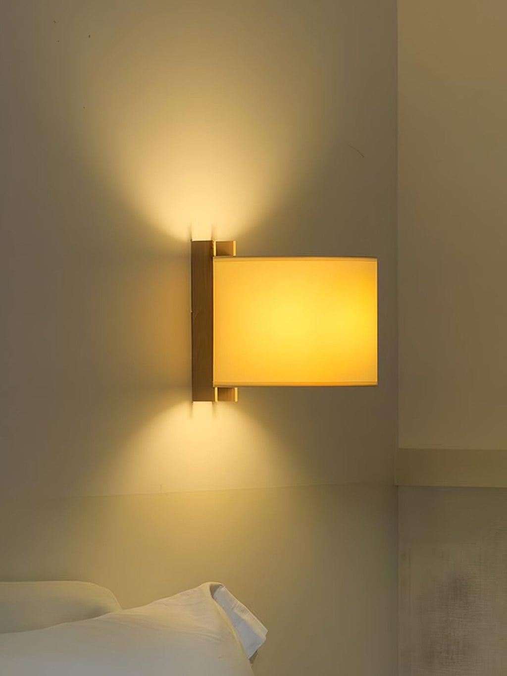 Aura Minimalist Fabric Wall Light