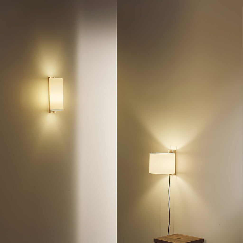 Aura Minimalist Fabric Wall Light