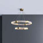 Eurdora Modern Minimalist Ring LED Chandelier