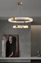 Eurdora Modern Minimalist Ring LED Chandelier