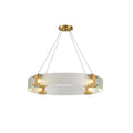Parallel Modern Minimalist Ring Glass Chandelier