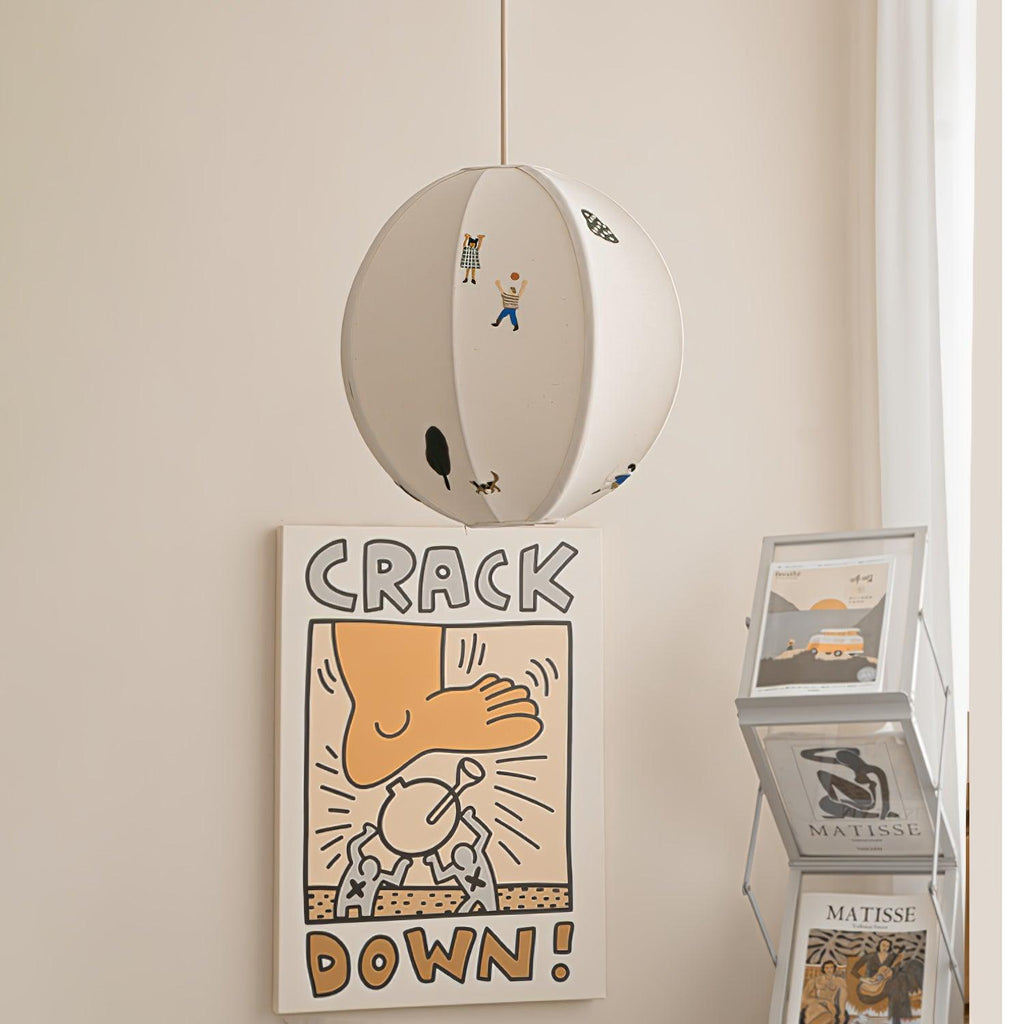 Cadorus Art Textile Swag Fabric Pendant Lamp
