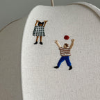 Cadorus Art Textile Swag Fabric Pendant Lamp