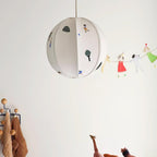 Cadorus Art Textile Swag Fabric Pendant Lamp