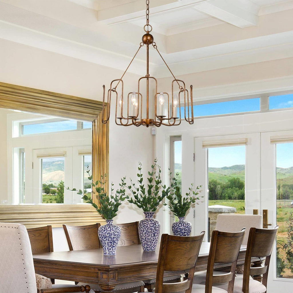 Cocaryra Vintage Industrial Chandelier