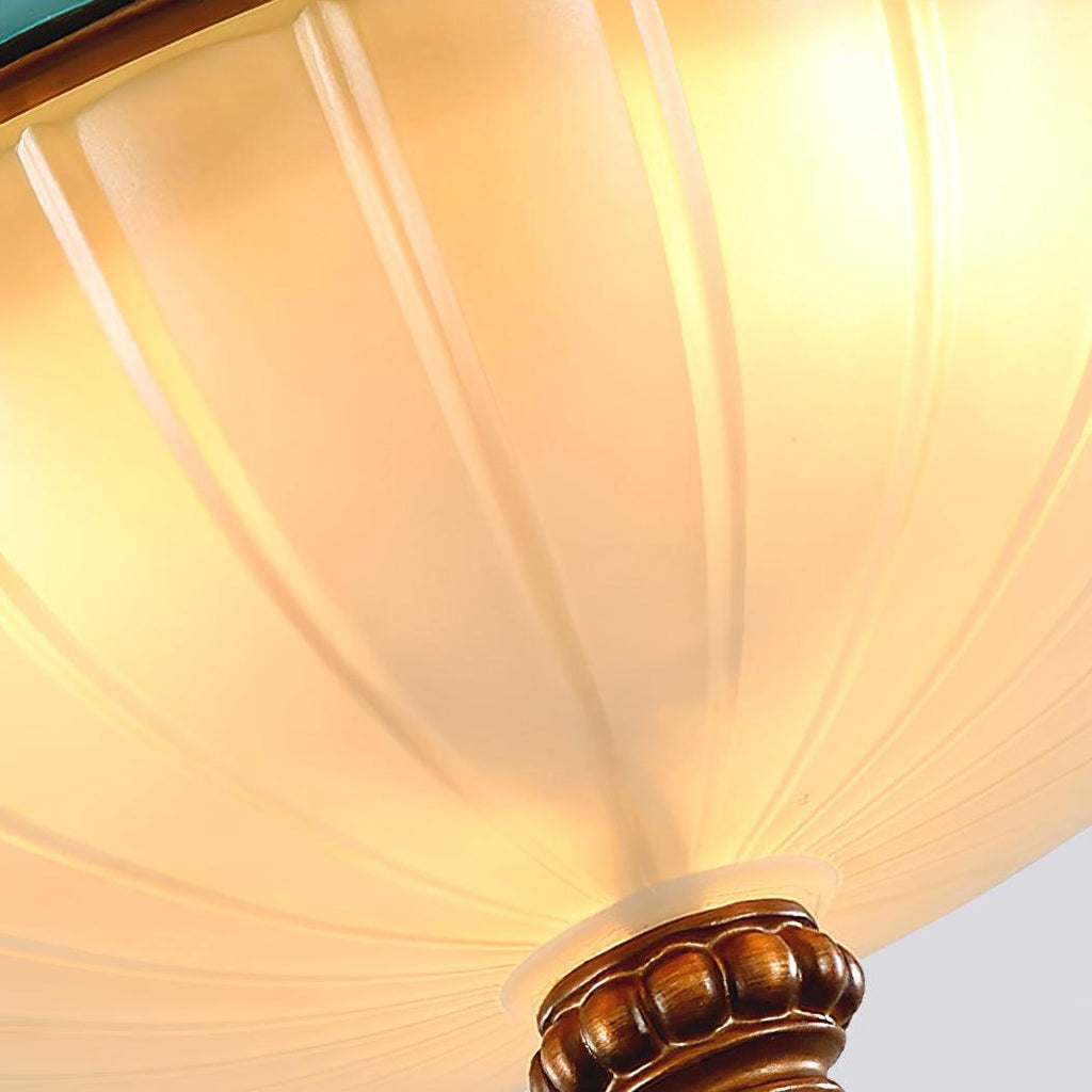 Viraearae Pastoral Bowl Resin Glass Ceiling Light