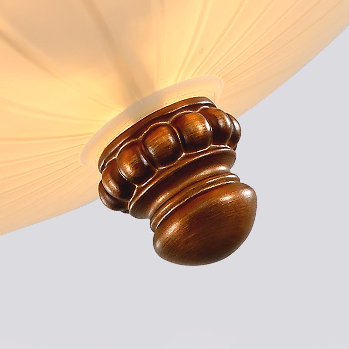 Viraearae Pastoral Bowl Resin Glass Ceiling Light