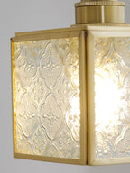 Elarace Brass & Glass Elegant Pendant Lamp