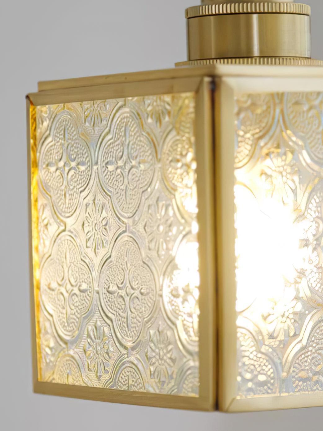 Elarace Brass & Glass Elegant Pendant Lamp