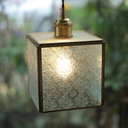 Elarace Brass & Glass Elegant Pendant Lamp
