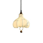 Lustra Pendant Lamp Pear Fabric Lantern for Living Room