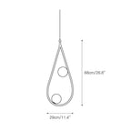 Ertheion Modern Minimalist Pearls Brass Glass Pendant Lamp