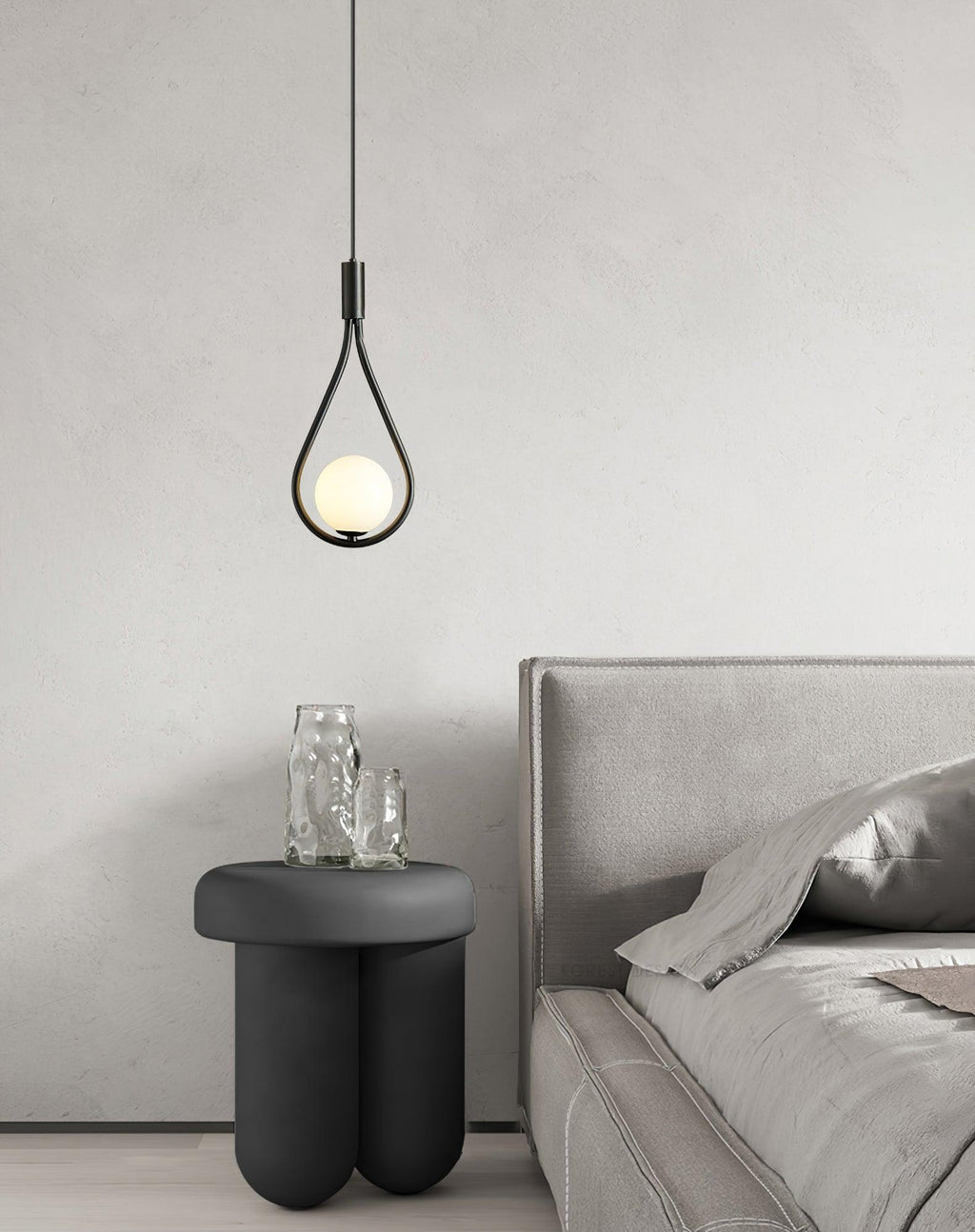 Droplet Modern Brass Pendant Light