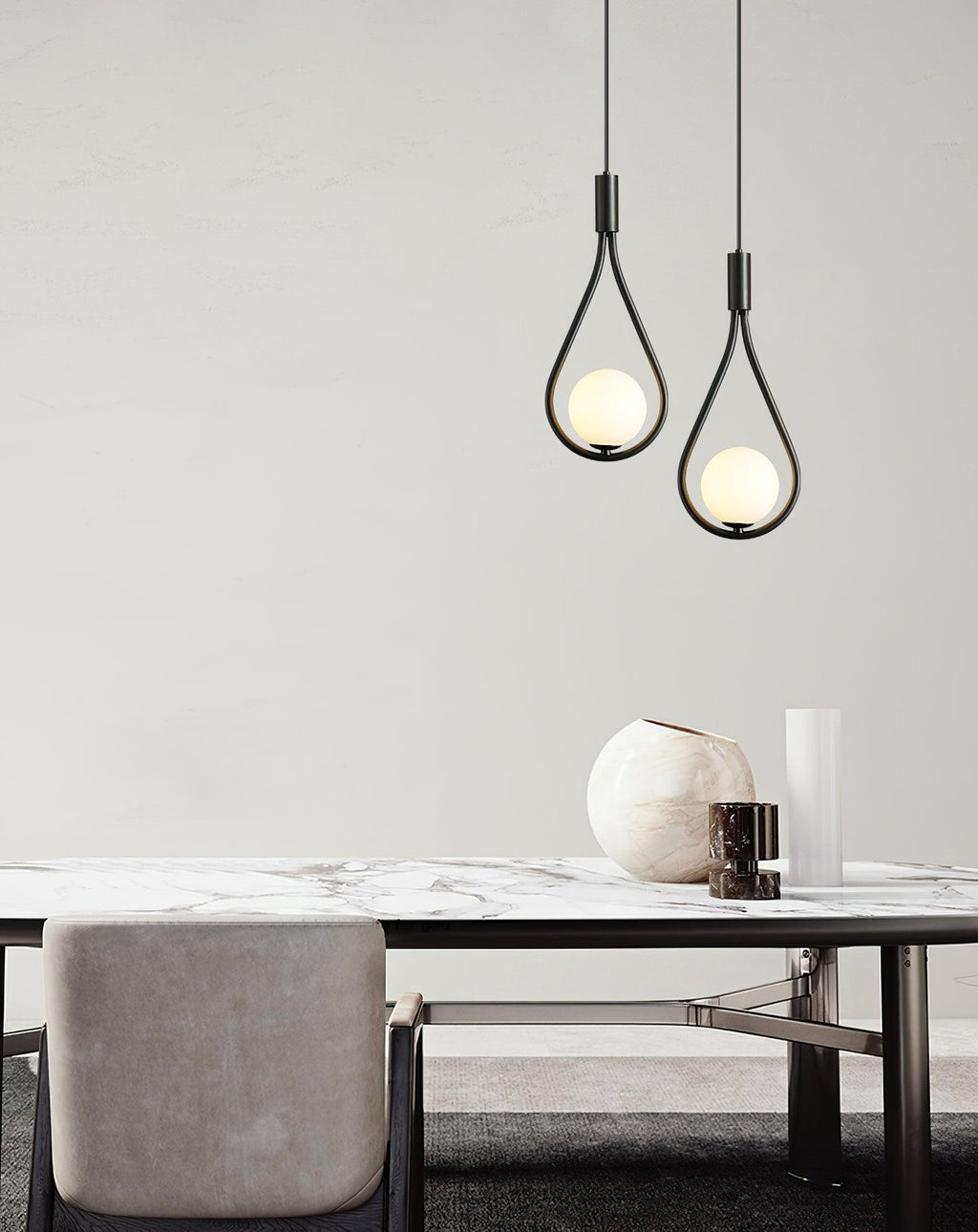 Droplet Modern Brass Pendant Light