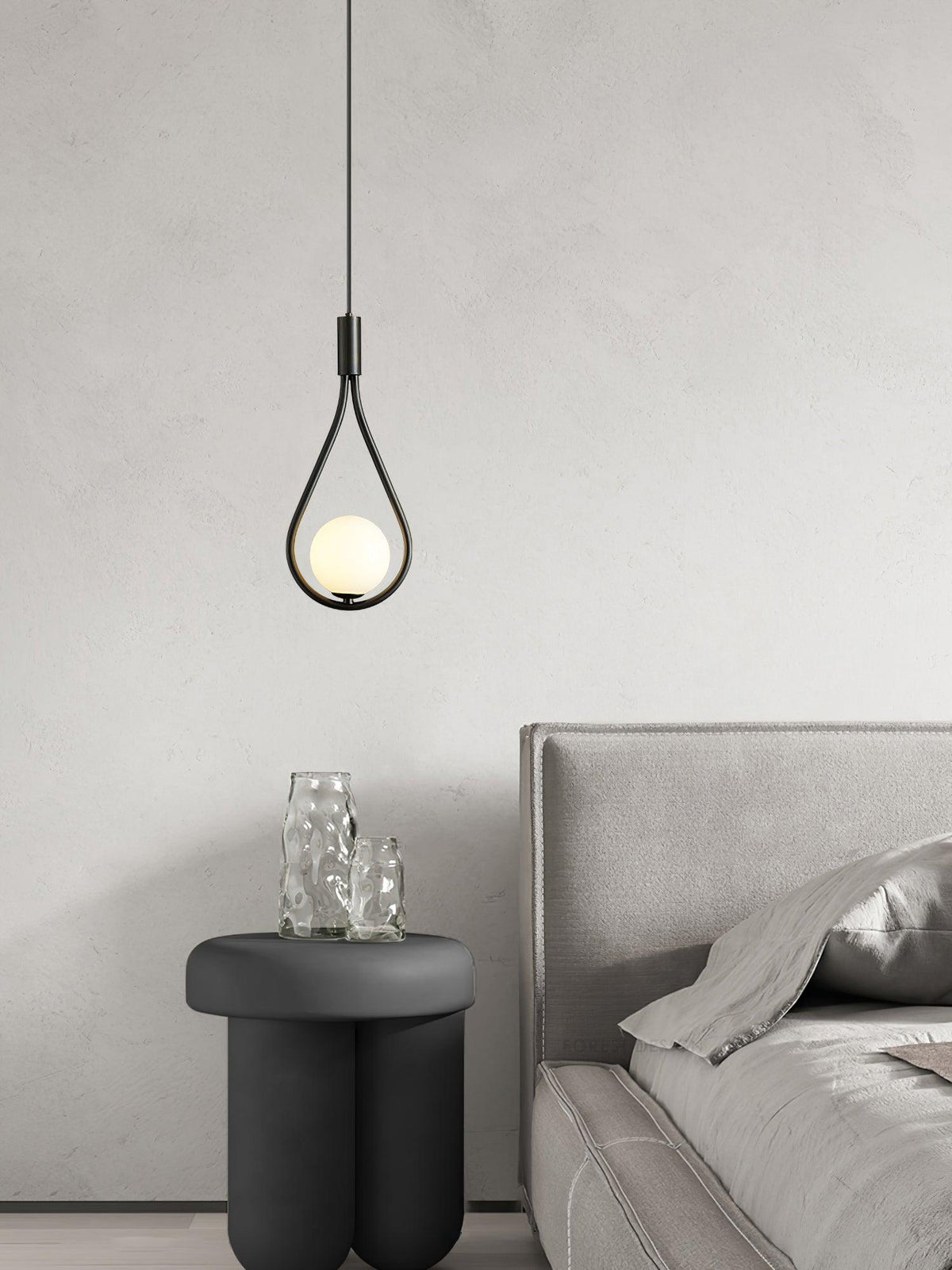 Droplet Modern Brass Pendant Light