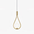 Droplet Modern Brass Pendant Light